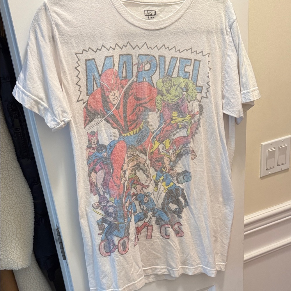 Marvel Multicolor Superhero Graphic Tee